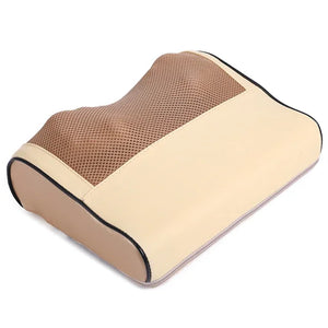 Coussin masseur cervical électrique & infrarouge – Oreiller Shiatsu dos, nuque, épaules & jambes – Appareil de massage vibrant et chauffant