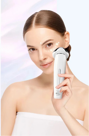 Masseur visage électrique EMS & LED – Nettoyage Profond Photon, Lifting Anti-rides, Vibration Chauffante & Rajeunissement de la peau