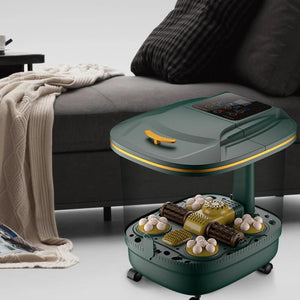 Bain de pied masseur électrique chauffant & automatique – Spa de pieds thermostatique, Fumigation domestique, Bassin de massage à température constante M0180