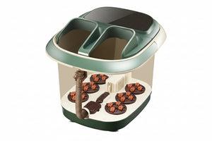 Bain de pied masseur électrique chauffant & automatique – Spa de pieds thermostatique, Fumigation domestique, Bassin de massage à température constante M0180