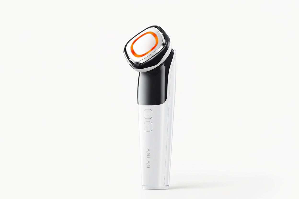 Masseur visage électrique EMS & LED – Nettoyage Profond Photon, Lifting Anti-rides, Vibration Chauffante & Rajeunissement de la peau