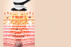 Masseur visage électrique EMS & LED – Nettoyage Profond Photon, Lifting Anti-rides, Vibration Chauffante & Rajeunissement de la peau