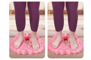 Masseur de pied électrique antidérapant & acupression – Tapis réflexologie magnétique, rouleau gonflable & relaxation bien-être