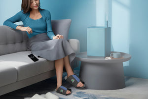 Masseur de pied électrique Stimulation musculaire & Relaxation – Coussin EMS Circulation sanguine Machine de massage des pieds Spa Pieds sans piles outil de massage