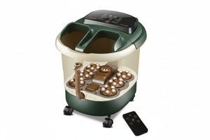 Bain de pied masseur électrique chauffant & automatique – Spa de pieds thermostatique, Fumigation domestique, Bassin de massage à température constante M0180