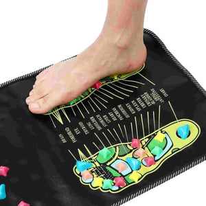 Masseur de Pied Acupression & Réflexologie – Coussin de Massage Marche, Relaxation Pieds Pression, Soin Santé & Fatigue Pieds
