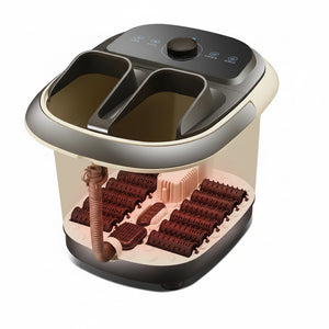 Bain de pied masseur électrique chauffant & automatique – Spa de pieds thermostatique, Fumigation domestique, Bassin de massage à température constante M0180