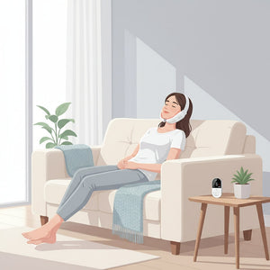 Masseur visage électrique EMS & Lumière Rouge – Appareil Lifting Raffermissant, Soin Anti-âge, Massage Chauffant & Microcourant 4 Pôles