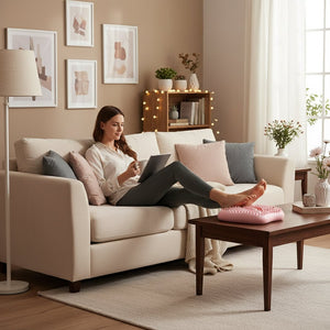 Masseur de pied électrique antidérapant & acupression – Tapis réflexologie magnétique, rouleau gonflable & relaxation bien-être