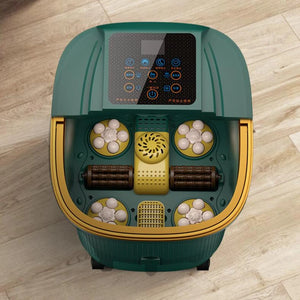 Bain de pied masseur électrique chauffant & automatique – Spa de pieds thermostatique, Fumigation domestique, Bassin de massage à température constante M0180