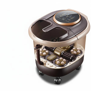 Bain de pied masseur électrique chauffant & automatique – Spa de pieds thermostatique, Fumigation domestique, Bassin de massage à température constante M0180