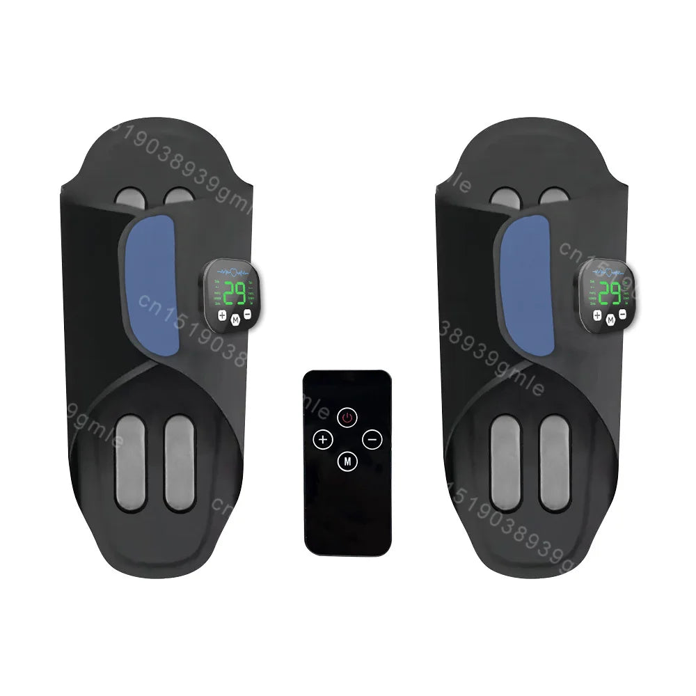 Masseur de pied électrique Stimulation musculaire & Relaxation – Coussin EMS Circulation sanguine Machine de massage des pieds Spa Pieds sans piles outil de massage