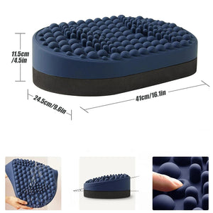 Masseur de pied électrique Repose Pied & Ottoman – Tabouret Bureau, Soulagement Fasciite Plantaire, Coussinets Silicone Souple & Stimulation Circulation Sanguine