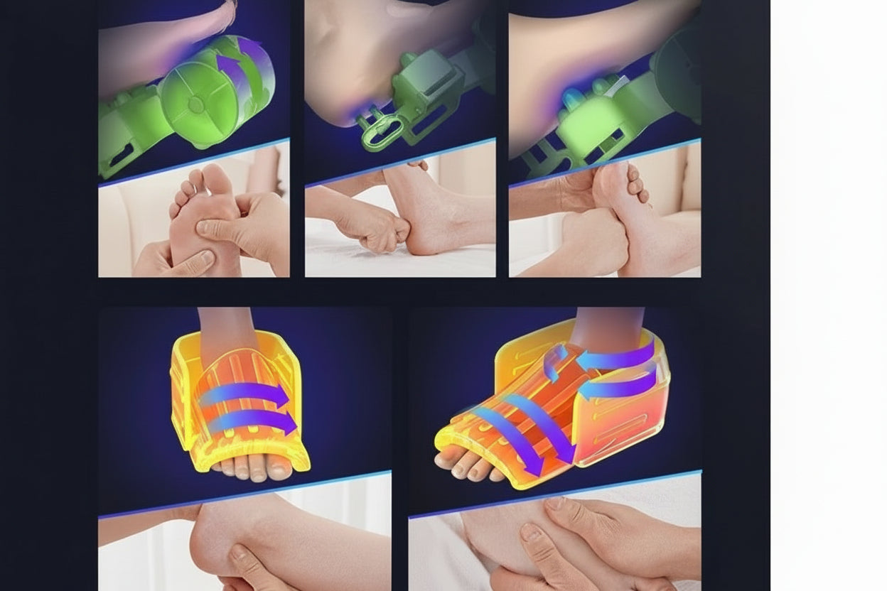 Masseur de pied électrique Shiatsu & Pétrissage – Masseur pieds complet Chauffant Airbag, Rouleau & Grattage, 5 Modes, Intensité 9 Niveaux, 34-47