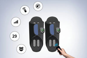 Masseur de pied électrique Stimulation musculaire & Relaxation – Coussin EMS Circulation sanguine Machine de massage des pieds Spa Pieds sans piles outil de massage