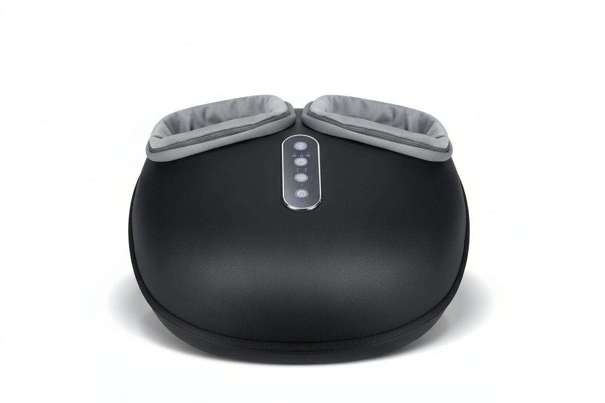 Masseur de pied électrique & enveloppant – Relaxation musculaire, rouleau chauffant, réflexologie & instituts oto, circulation sanguine, soulagement tensions & douleurs.