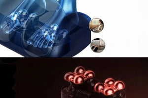 Masseur de pied électrique Shiatsu Extra Large & Compresse Chaude – Rouleau Jambes, Pétrissage Mollet, Relaxation Profonde, Soulagement Fatigue & Thermothérapie