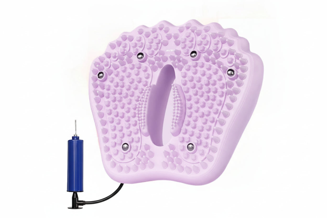 Masseur de pied électrique antidérapant & acupression – Tapis réflexologie magnétique, rouleau gonflable & relaxation bien-être