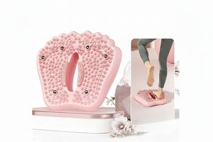 Masseur de pied électrique antidérapant & acupression – Tapis réflexologie magnétique, rouleau gonflable & relaxation bien-être