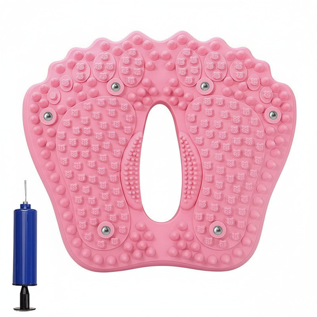 Masseur de pied électrique antidérapant & acupression – Tapis réflexologie magnétique, rouleau gonflable & relaxation bien-être