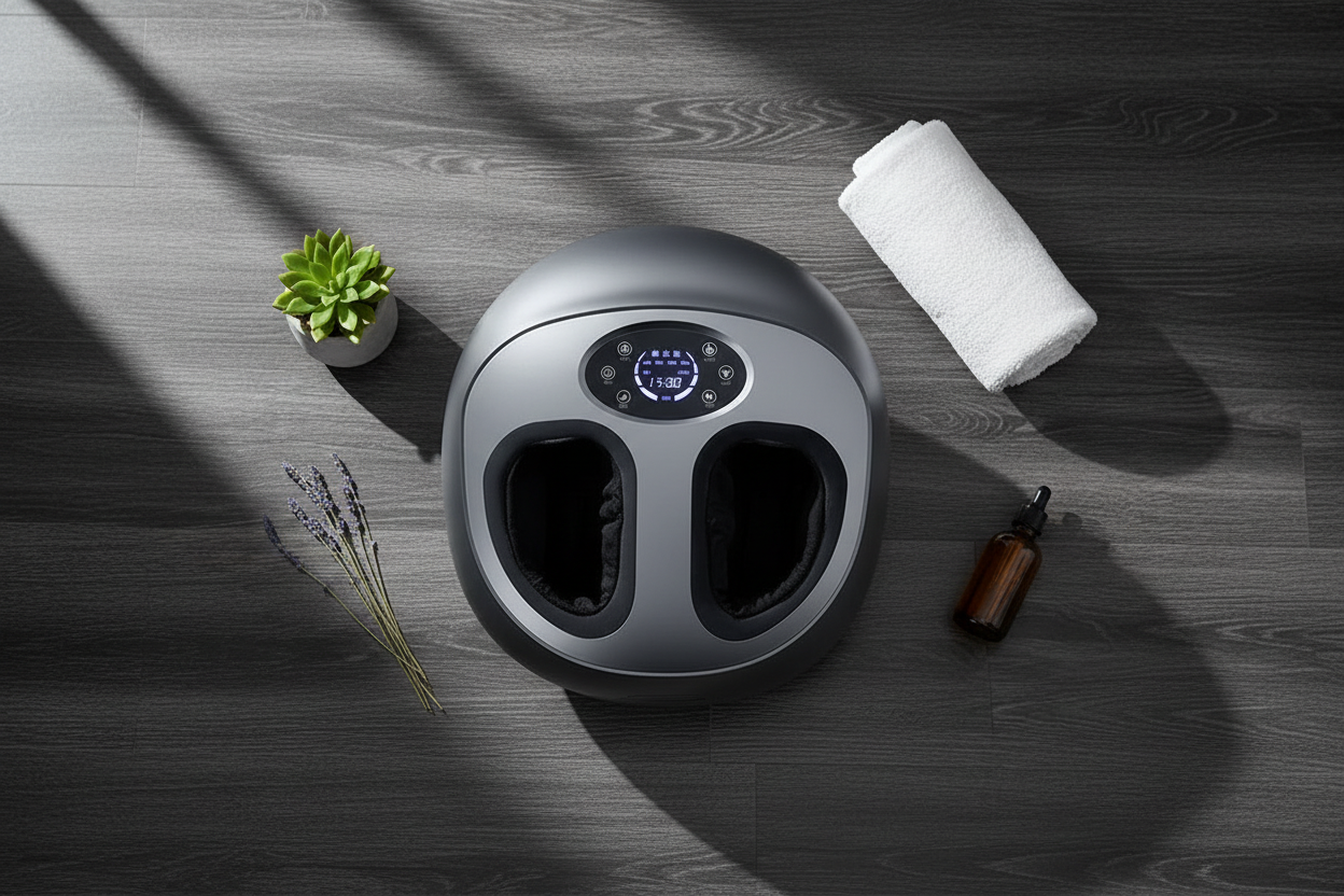 Composition flat lay spa