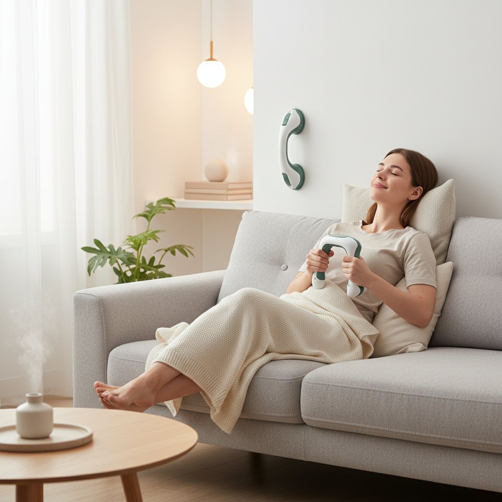 Barre d'appui Douche Antidérapante & Sécurité – Poignée Ventouse, WC, Bain, Support – Aide aux Personnes Âgées & Handicapées, Fixation Murale