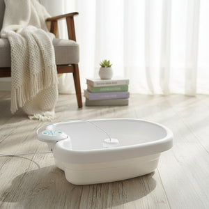 Bain de pied masseur Ion Détox & Vibrations – Baignoire Spa Pieds, Seau Trempage Sauna, Massage Acupression & Relaxation