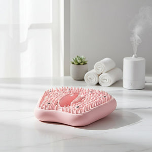 Masseur de pied électrique antidérapant & acupression – Tapis réflexologie magnétique, rouleau gonflable & relaxation bien-être